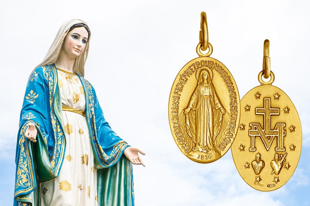 Medalla Milagrosa - Medallas de oro Virgen Milagrosa