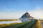 Dawn at Mont Saint Michel.