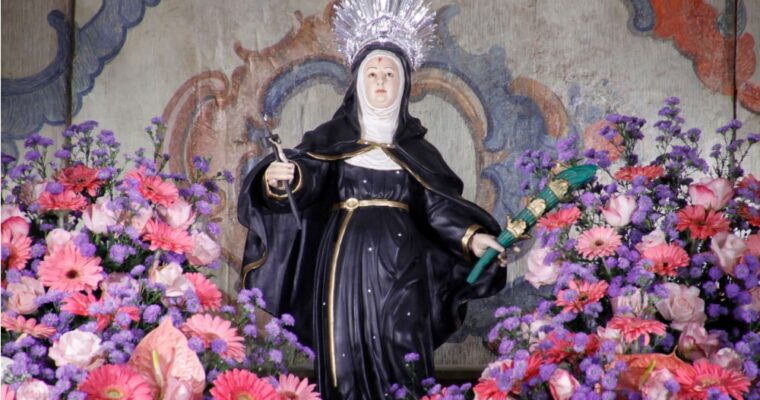Santa Rita de Casia, protectora de los matrimonios y de las causas imposibles