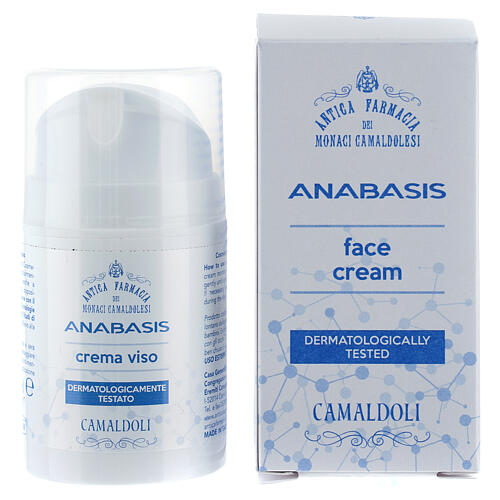 Crema facial pieles sensibles 50 ml Camaldoli línea Anabasis