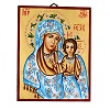 icono madre de dios de kazan capa decorada