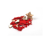 arbol de navidad spira mini y set decoracion madera 42 cm