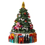 carillon arbol de navidad con regalos 15x10x10 cm