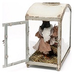 natividad 18 cm con linterna 40x30x15 cm shabby chic