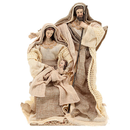 natividad belen resina tela shabby chic 27 cm