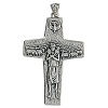 Cruz pectoral Buen Pastor metal 10x7 cm